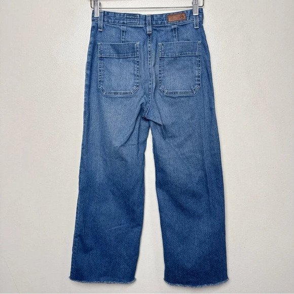 AG Womens 27R Etta Fatigue Button Fly Crop Flare Jeans - Picture 16 of 16